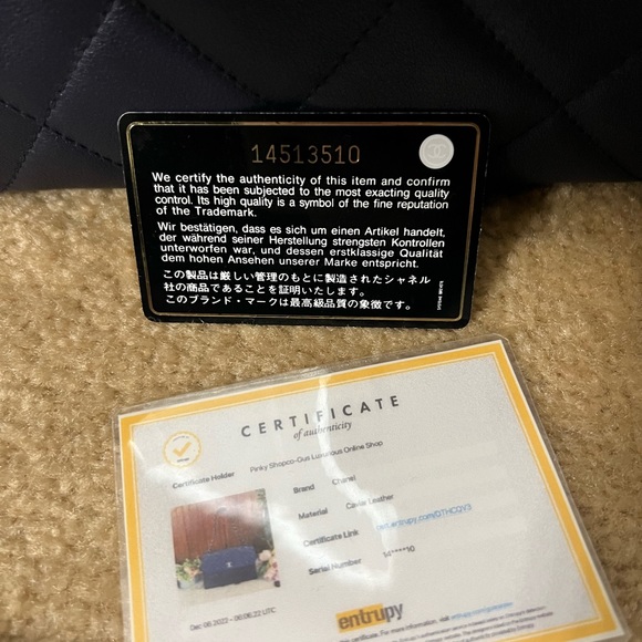 Chanel Business Flap Maxi Blue - Picture 6 of 10